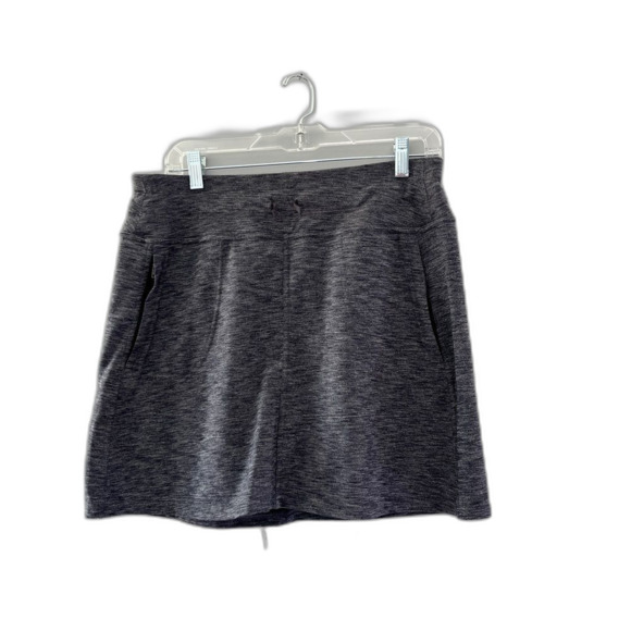 Womens Kuhl Dark Gray Herringbone Drawstrings Skirt Polyester/Nylon Size Medium - Picture 1 of 7